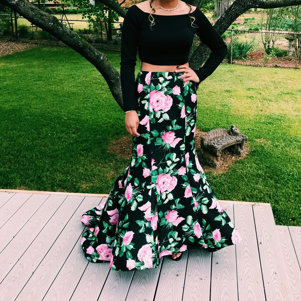 Floral Sherri Hill dress